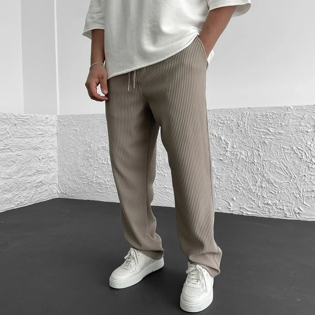 Julien™ | Pantalon Maille Côtelée