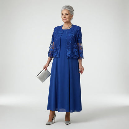 Victorine™ — Robe longue cérémonie élégance florale raffinée