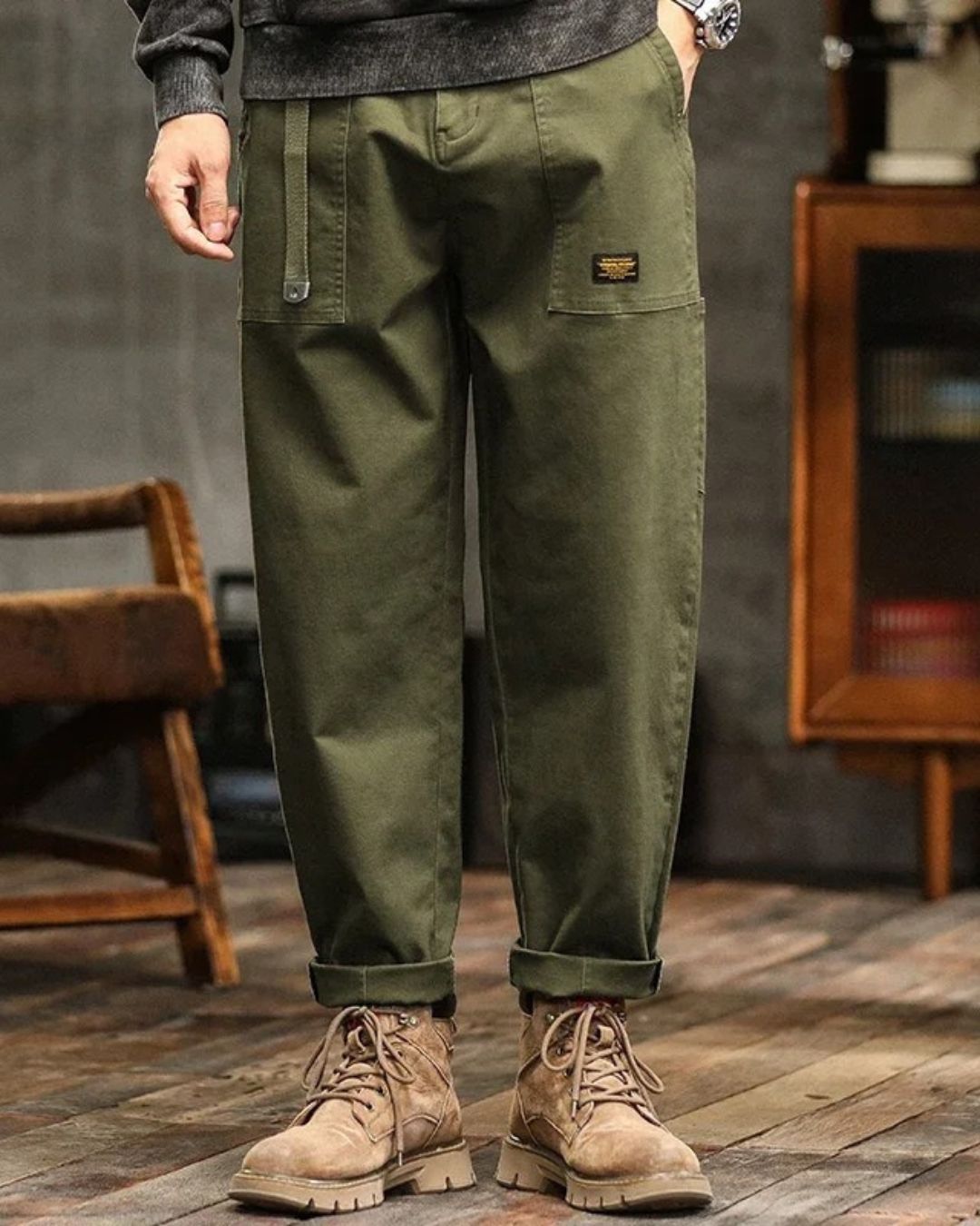 Noé™ | Pantalon Cargo Ligne Épurée