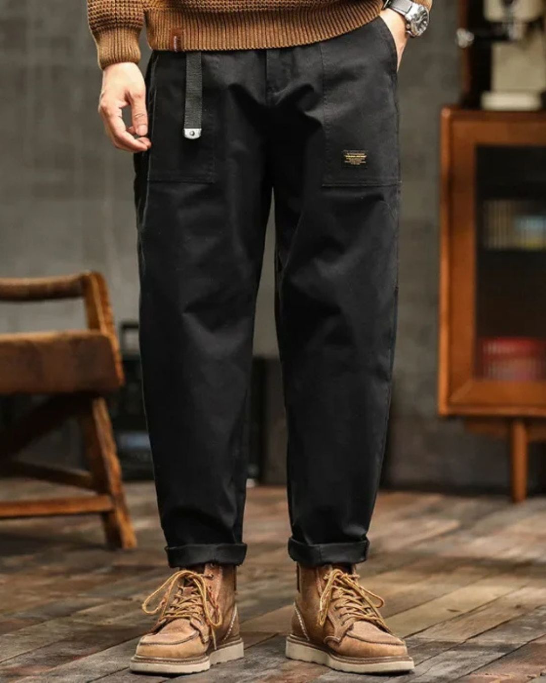 Noé™ | Pantalon Cargo Ligne Épurée