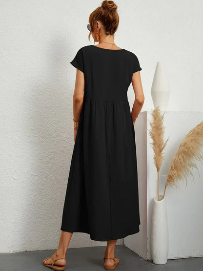 Gabrielle™ - Robe midi fluide élégance intemporelle