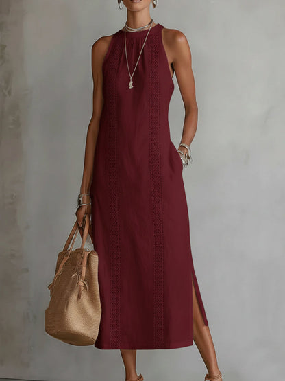 Marcelline™ — Robe midi minimaliste à élégance naturelle