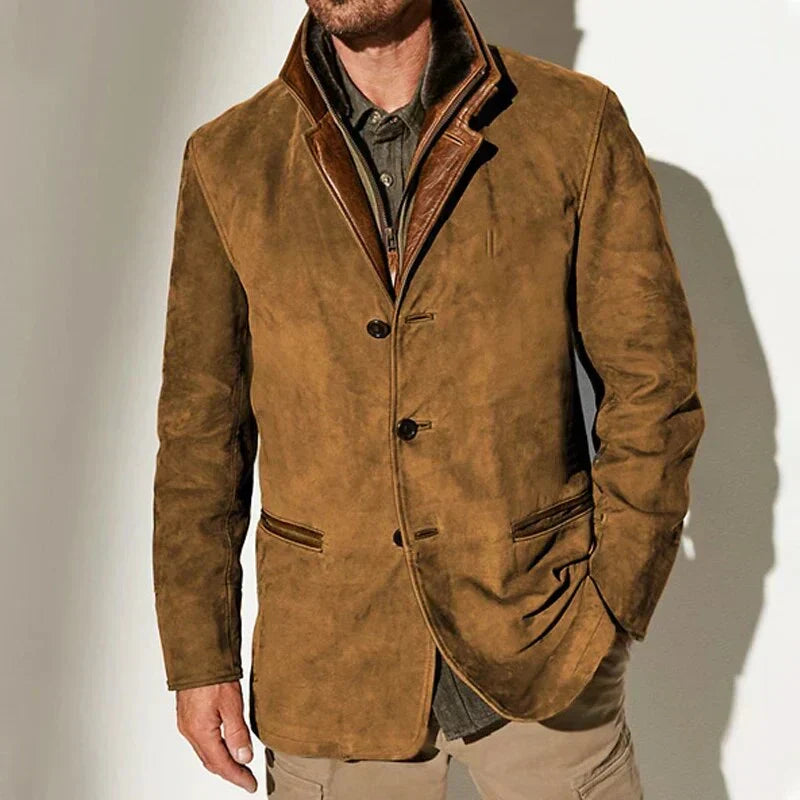 Jack™ | Veste Élégance Suédée