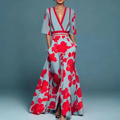 Alessandra™ — Robe fluide élégante décolleté V